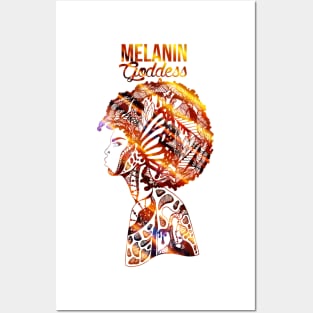 Afro Beauty - Melanin Goddess Posters and Art